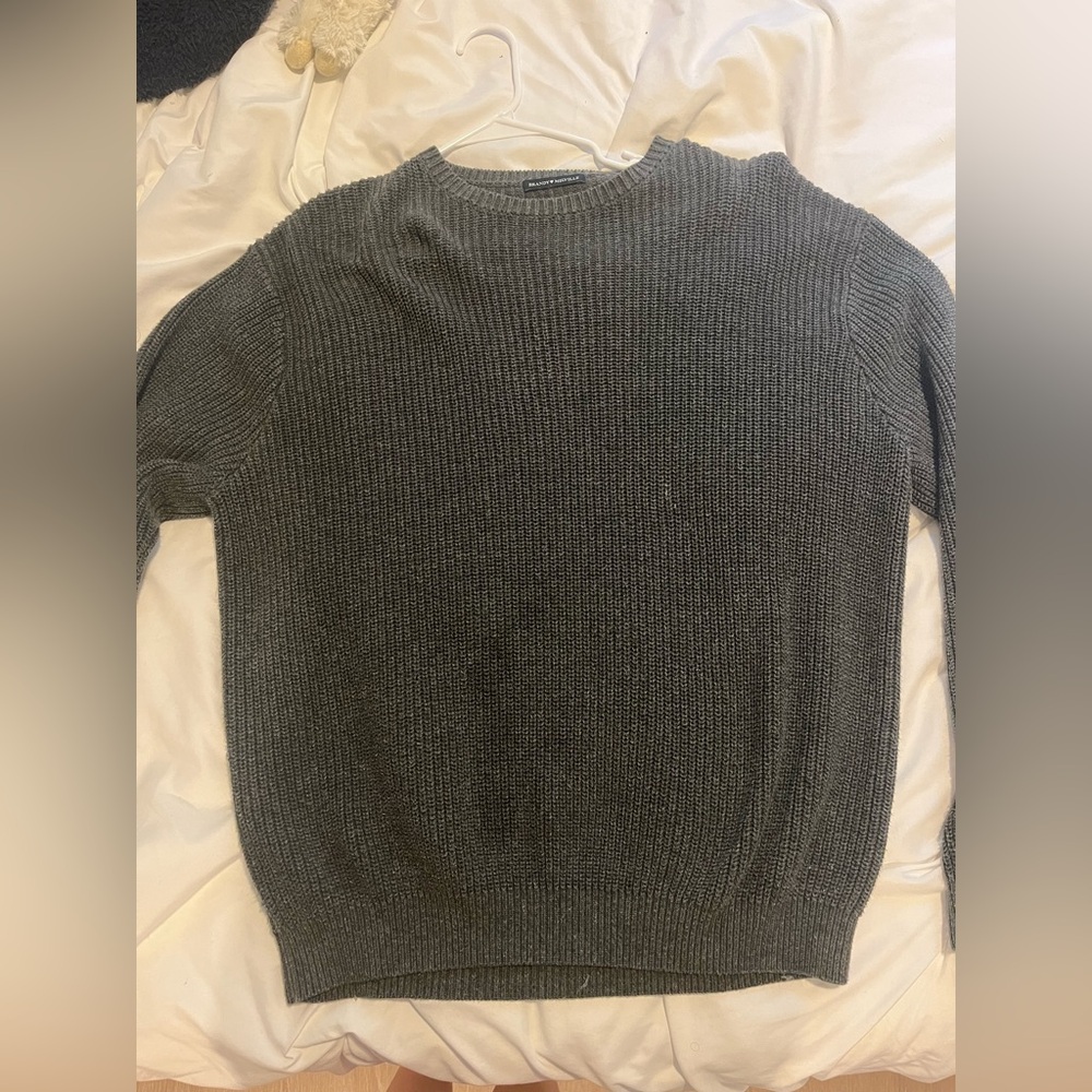 Brandy Melville Dark Grey Oversized Sweater